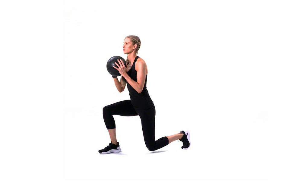 Med Ball Alternating Lunge — SHOCK SHOCK Women's Fitness