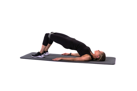 Resistance Band Glute Bridge