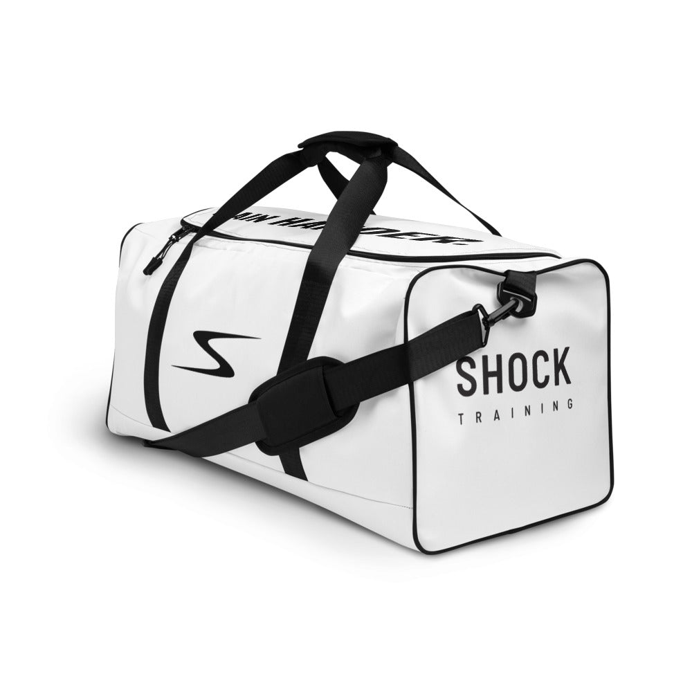 SHOCK Gym Bag (White) – SHOCK: Women's Fitness