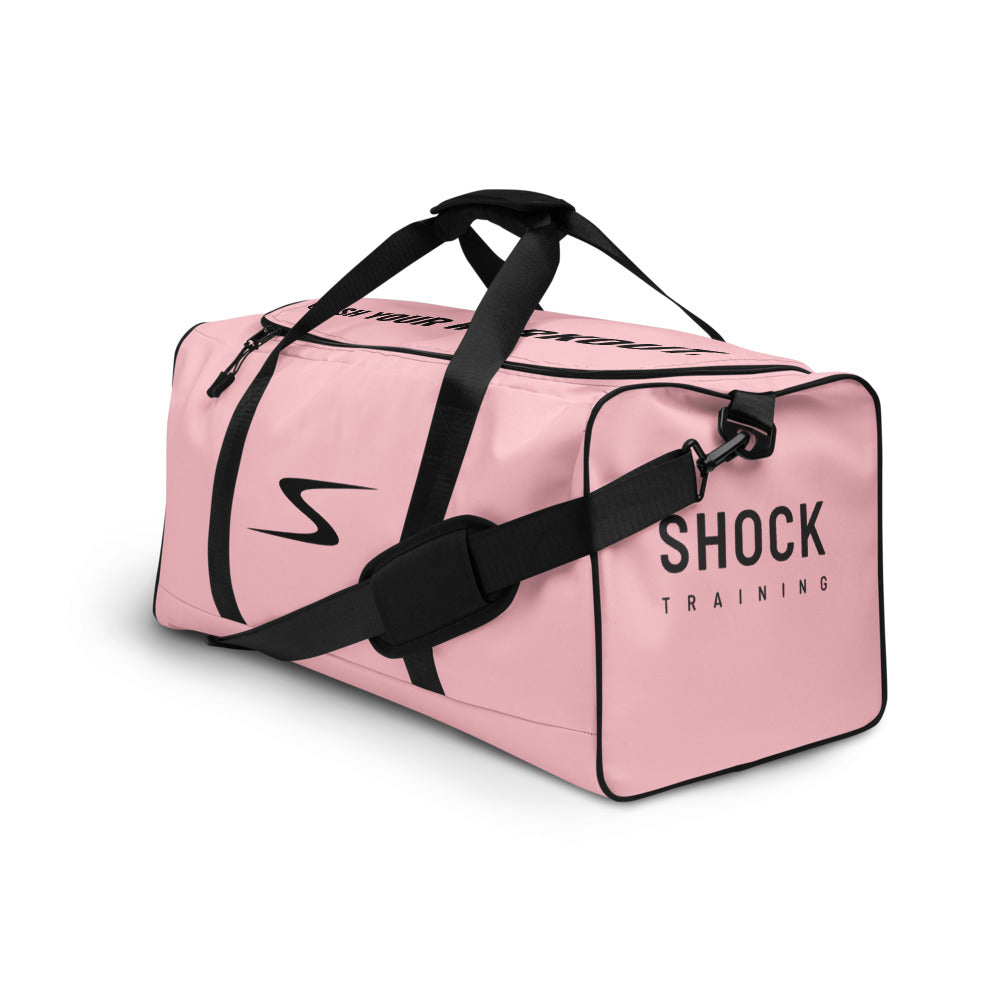 SHOCK Gym Bag (Pink/Black) – SHOCK: Women's Fitness