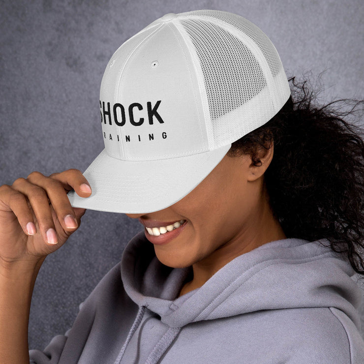SHOCK Training Ladies Trucker Cap (Black Logo)